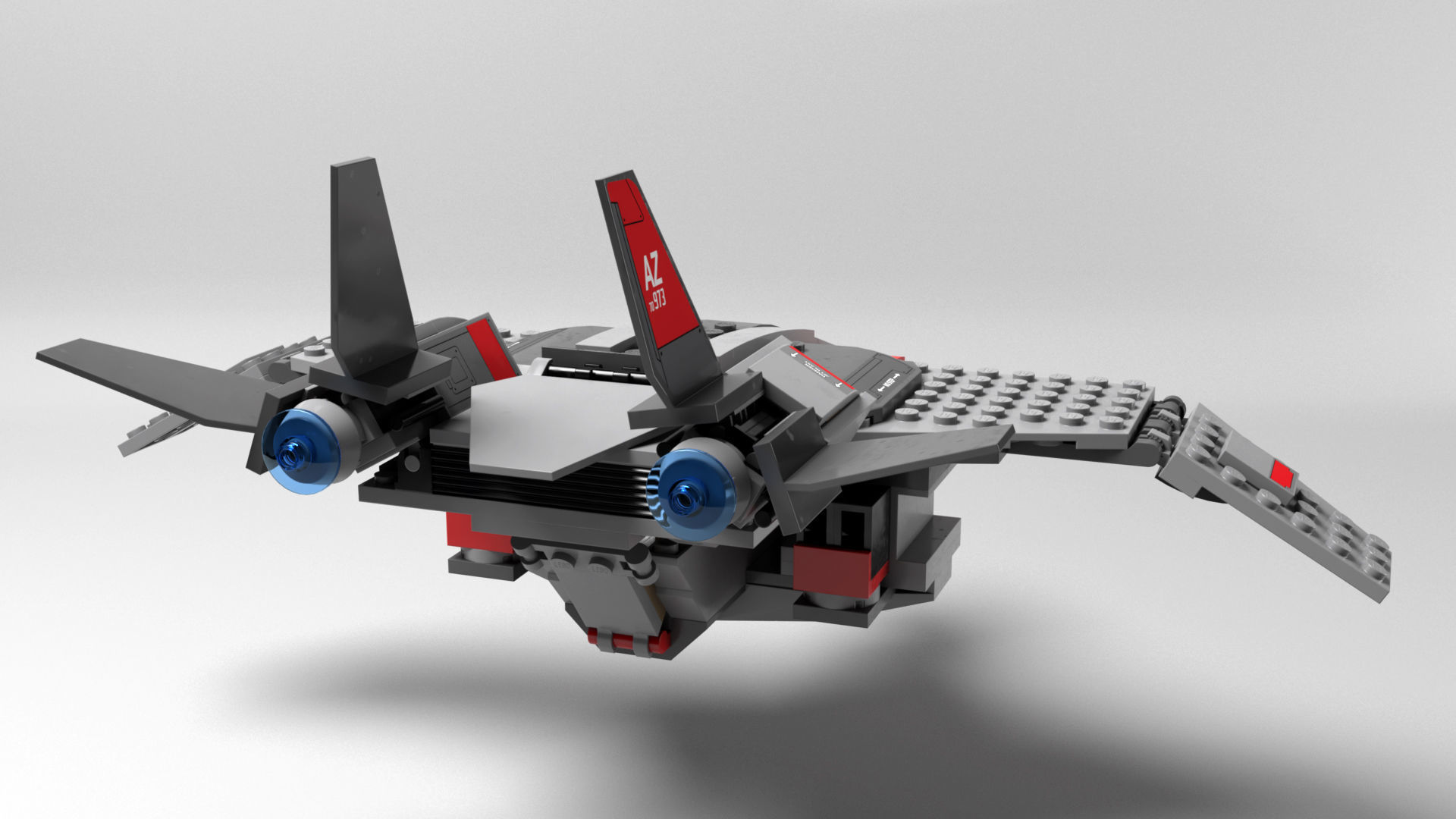 Lego Captain Marvel 3D model_2