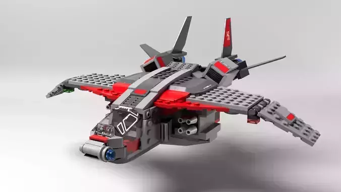 Lego Captain Marvel 3D model