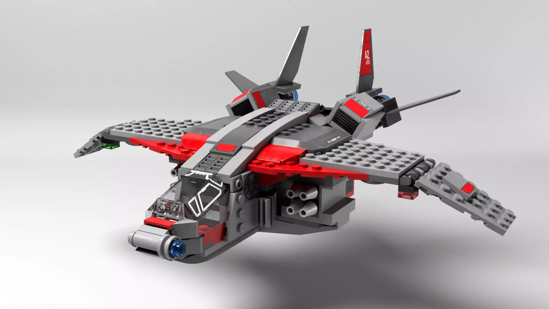 Lego Captain Marvel 3D model_0