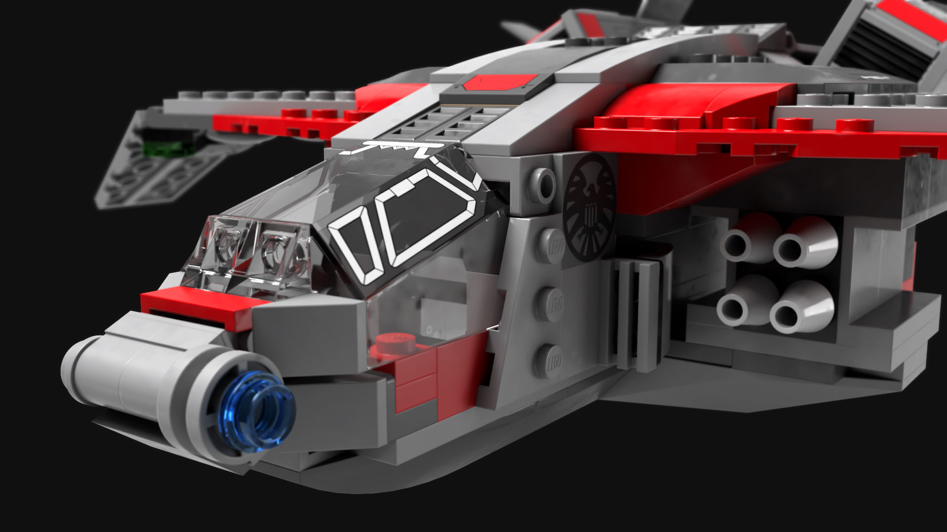 Lego Captain Marvel 3D model_5