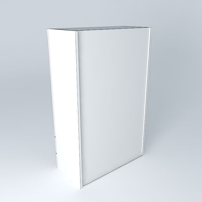 W2D2DS box Free 3D model_4