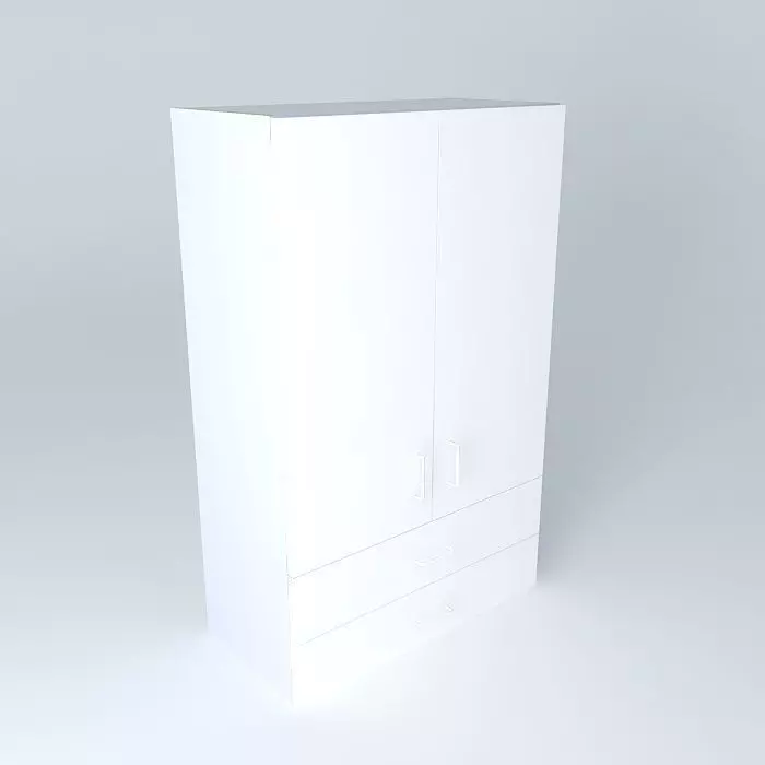 W2D2DS box Free 3D model_0