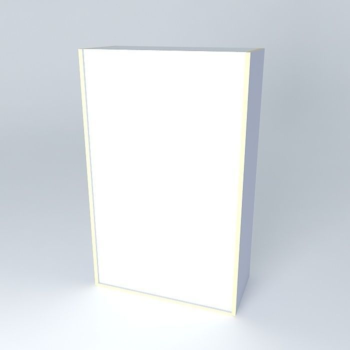 W2D2DS box Free 3D model_1