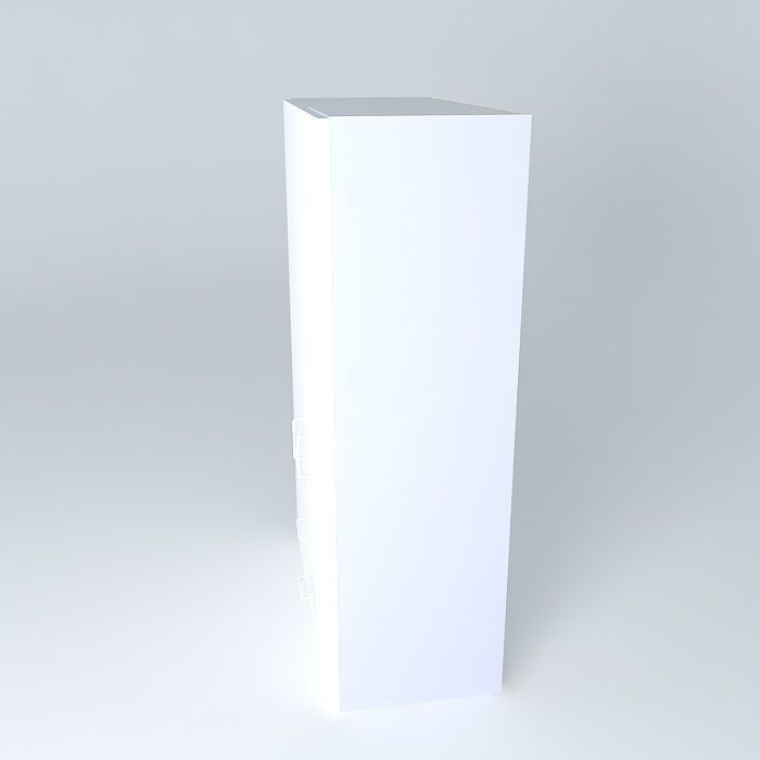 W2D2DS box Free 3D model_2