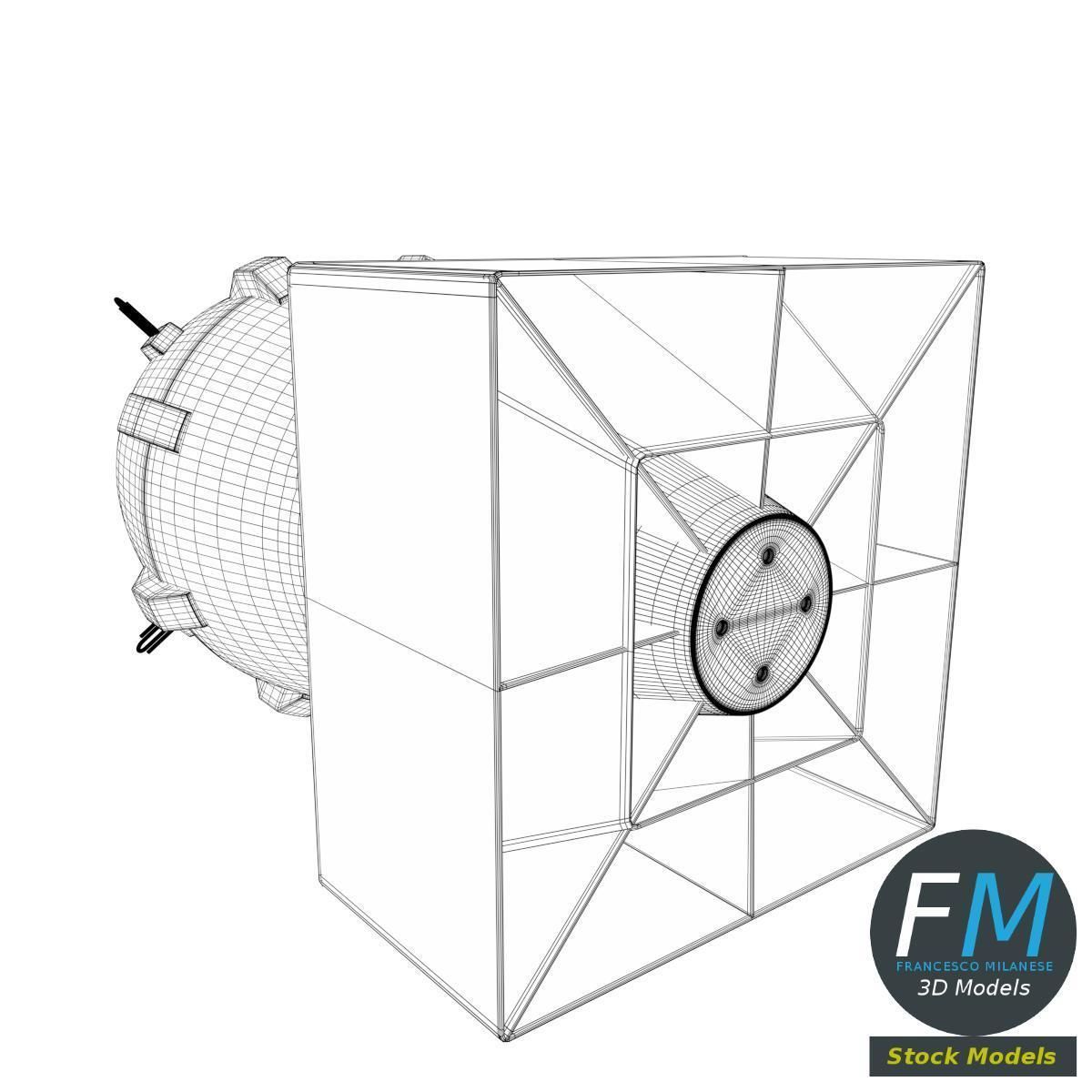 Fat Man nuclear bomb 3D model_8