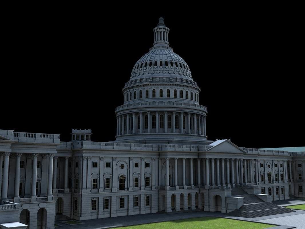 United States Capitol 3D model_7