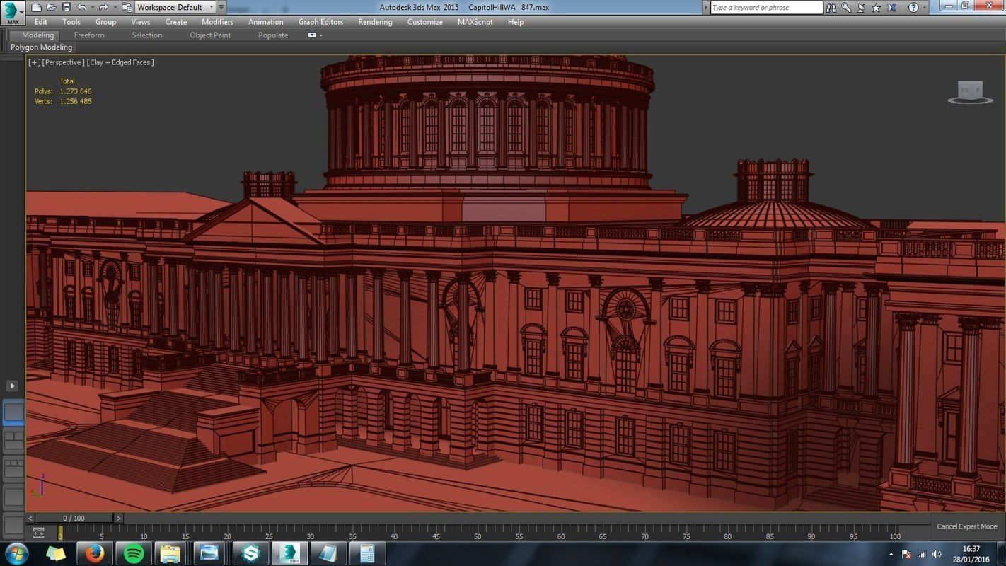 United States Capitol 3D model_3