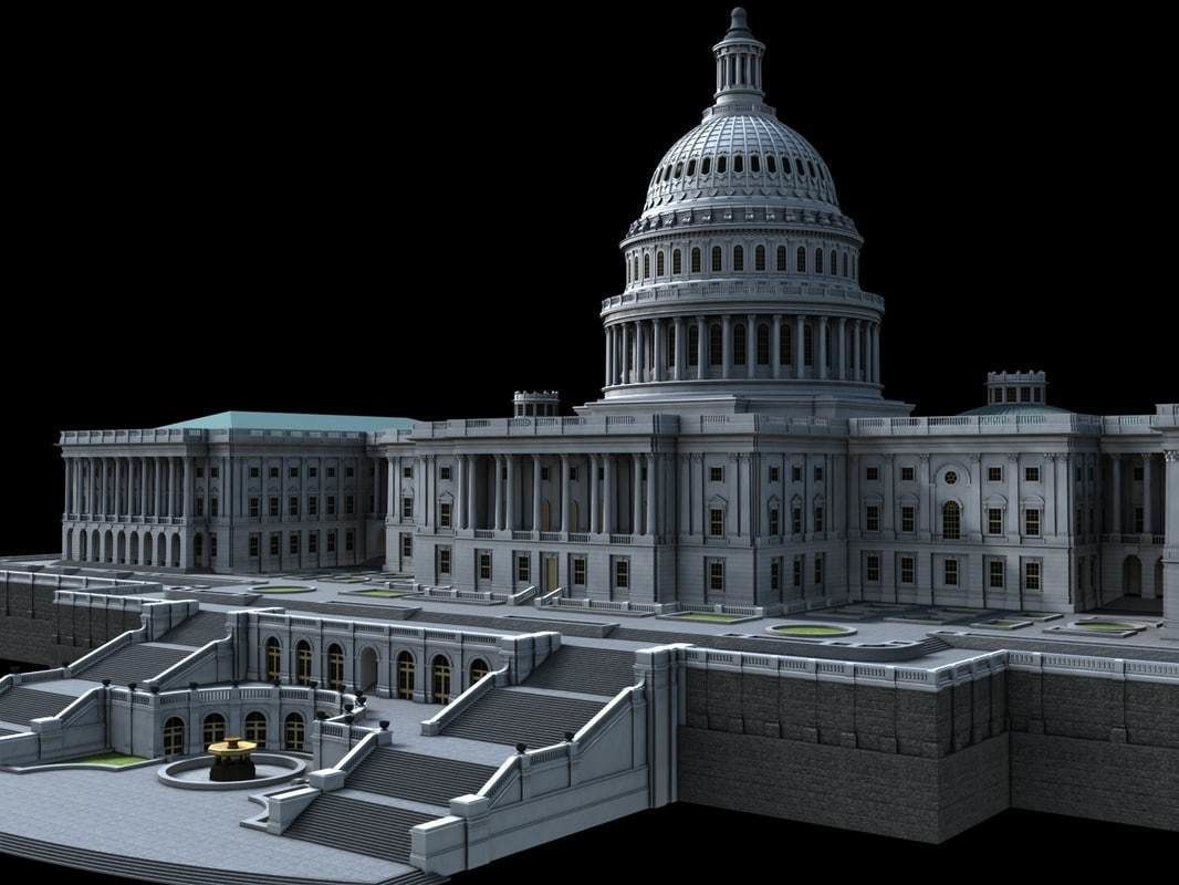 United States Capitol 3D model_5