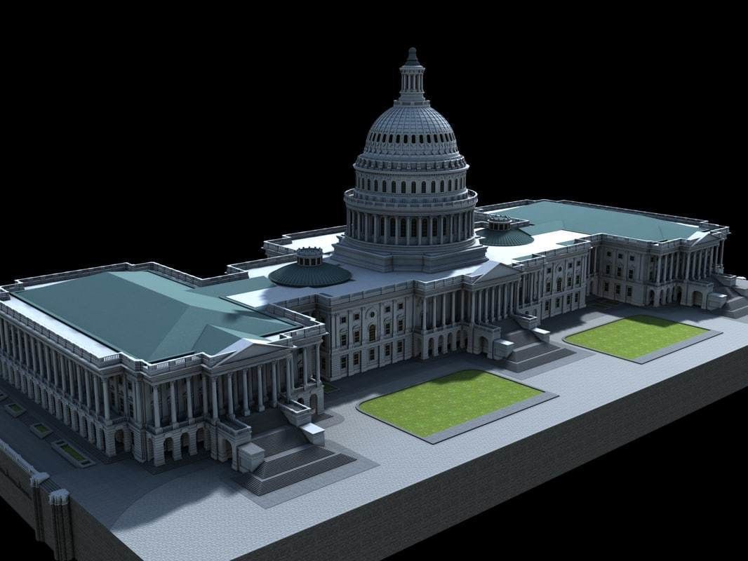 United States Capitol 3D model_6