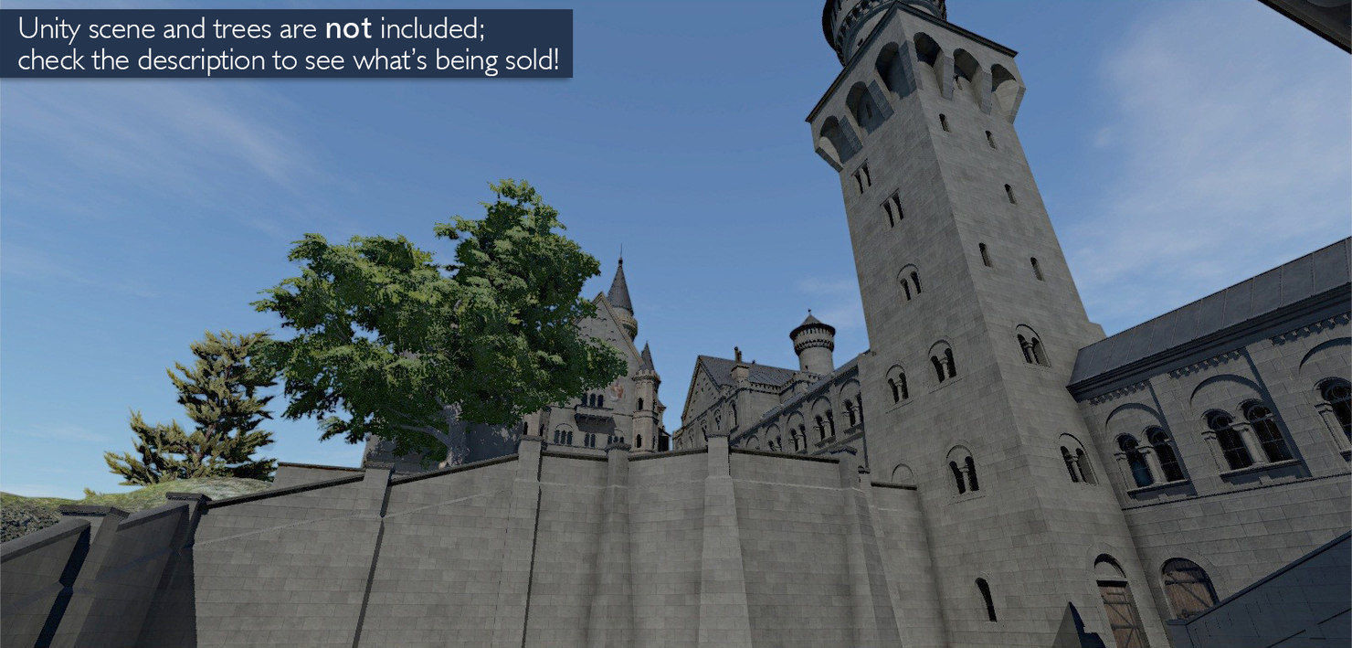 Neuschwanstein Castle 3D model_7