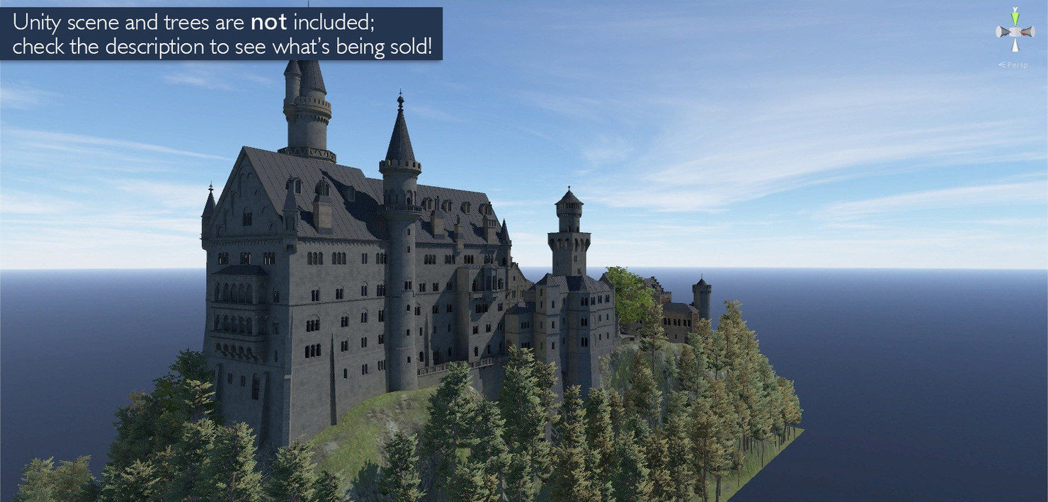 Neuschwanstein Castle 3D model_2