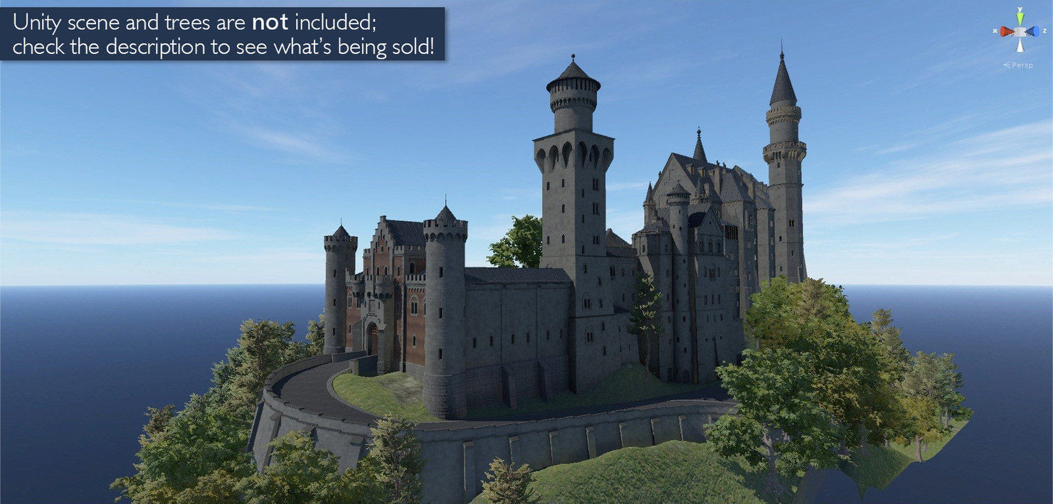 Neuschwanstein Castle 3D model_3