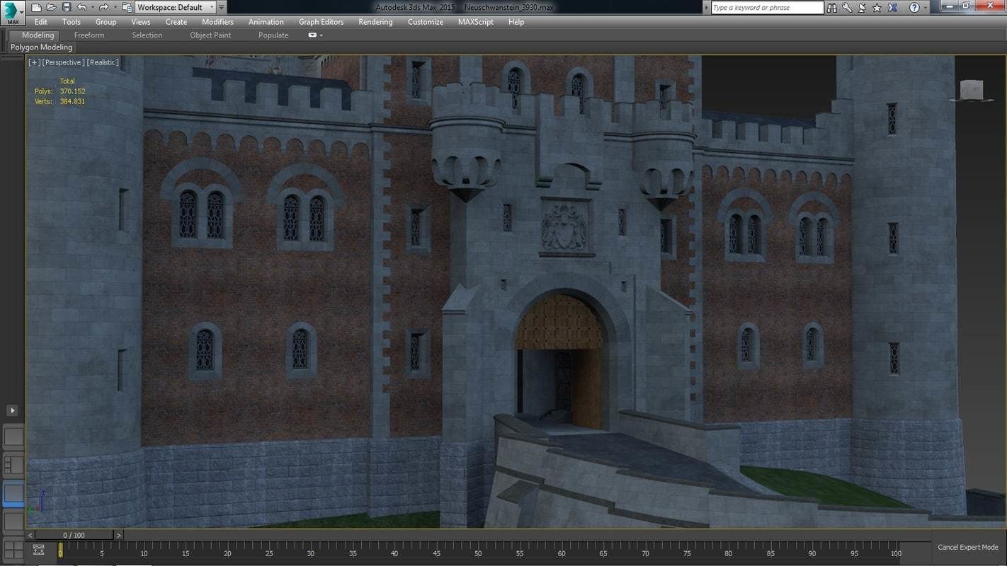 Neuschwanstein Castle 3D model_14