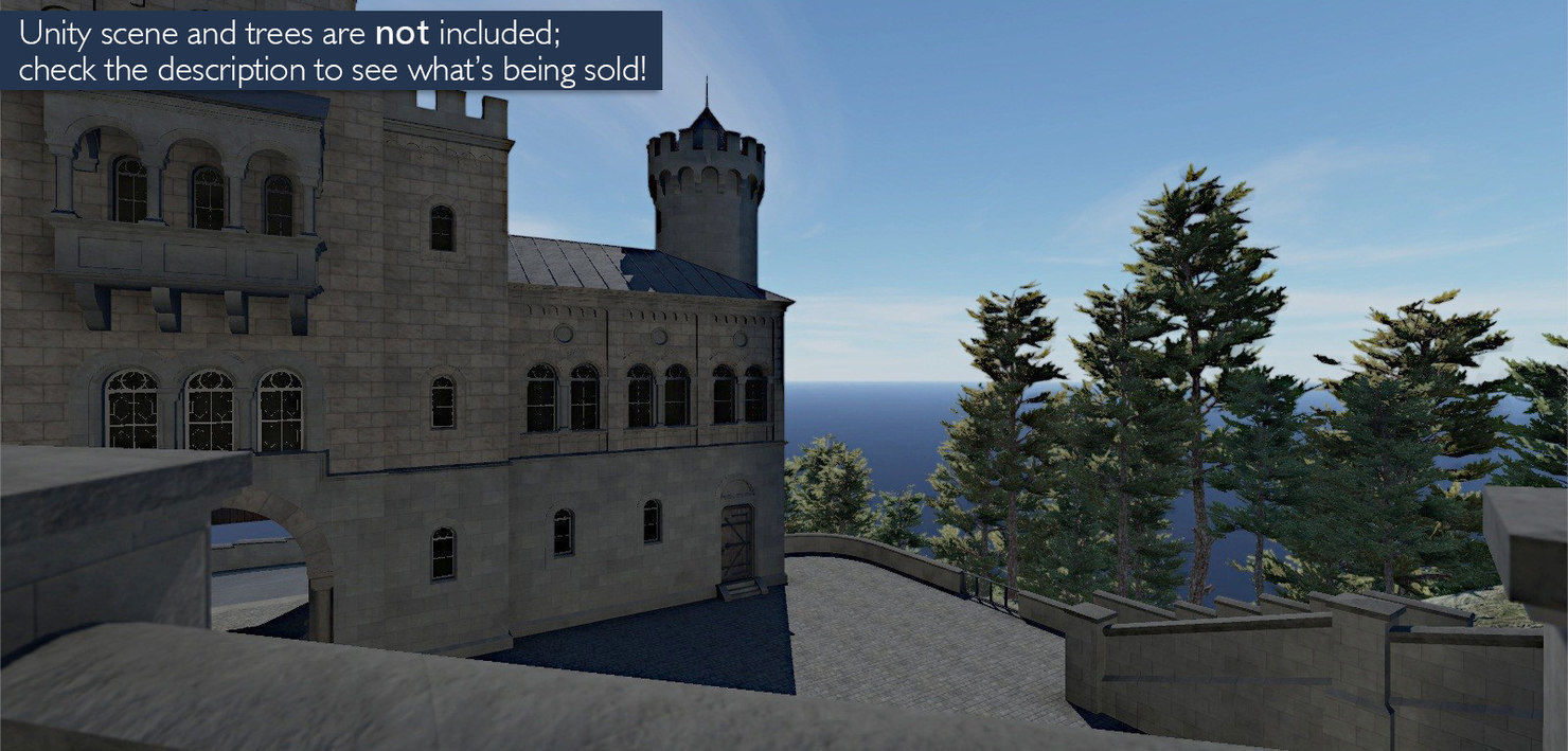 Neuschwanstein Castle 3D model_8