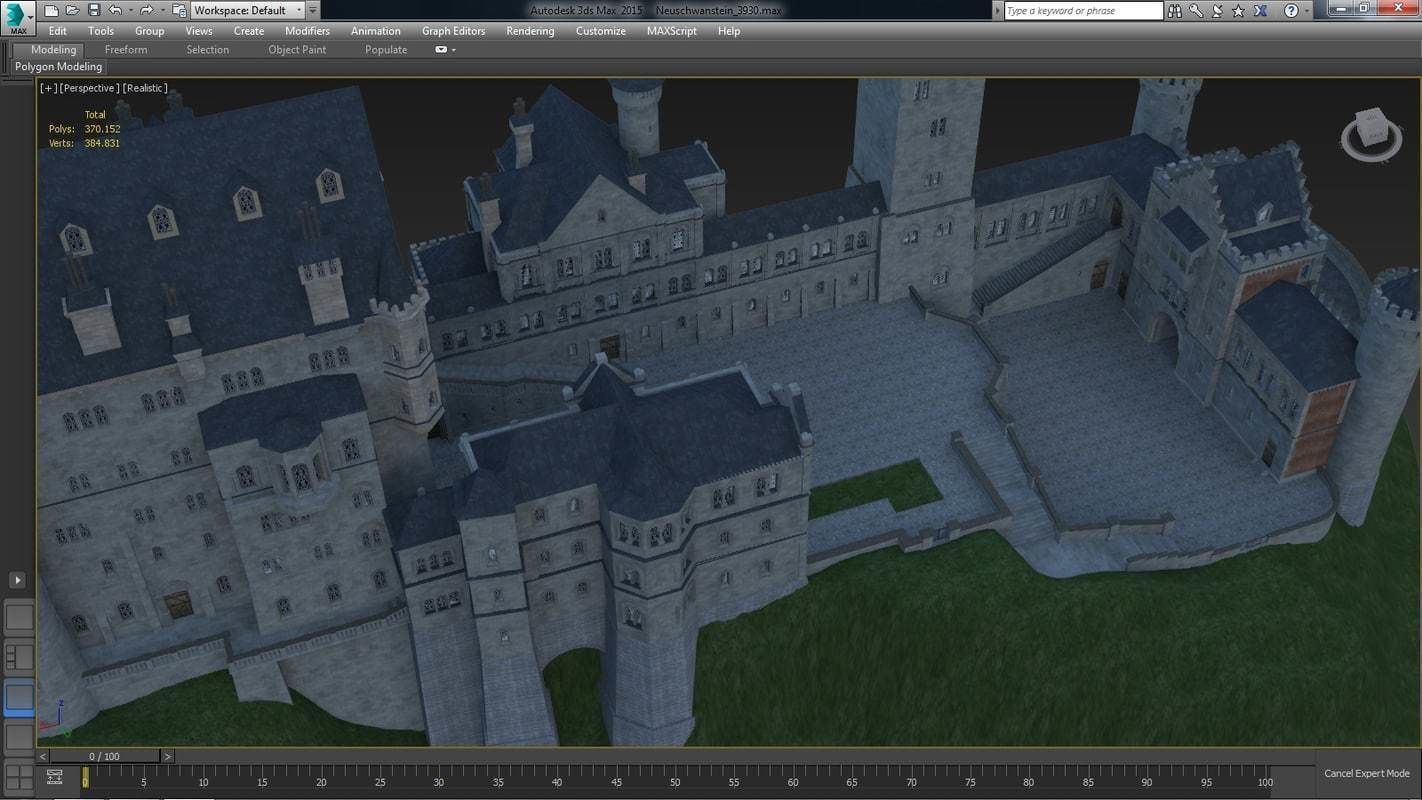 Neuschwanstein Castle 3D model_15