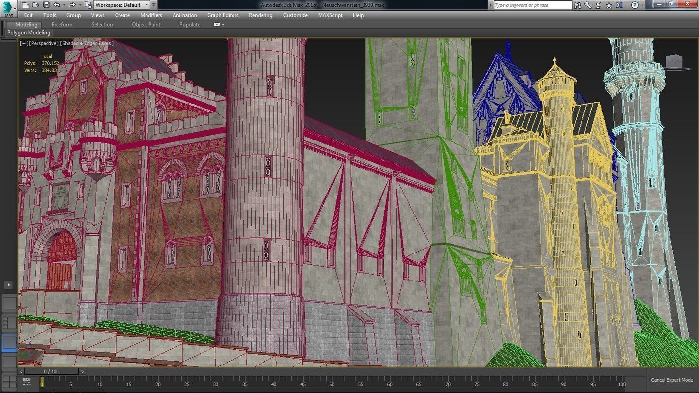 Neuschwanstein Castle 3D model_19
