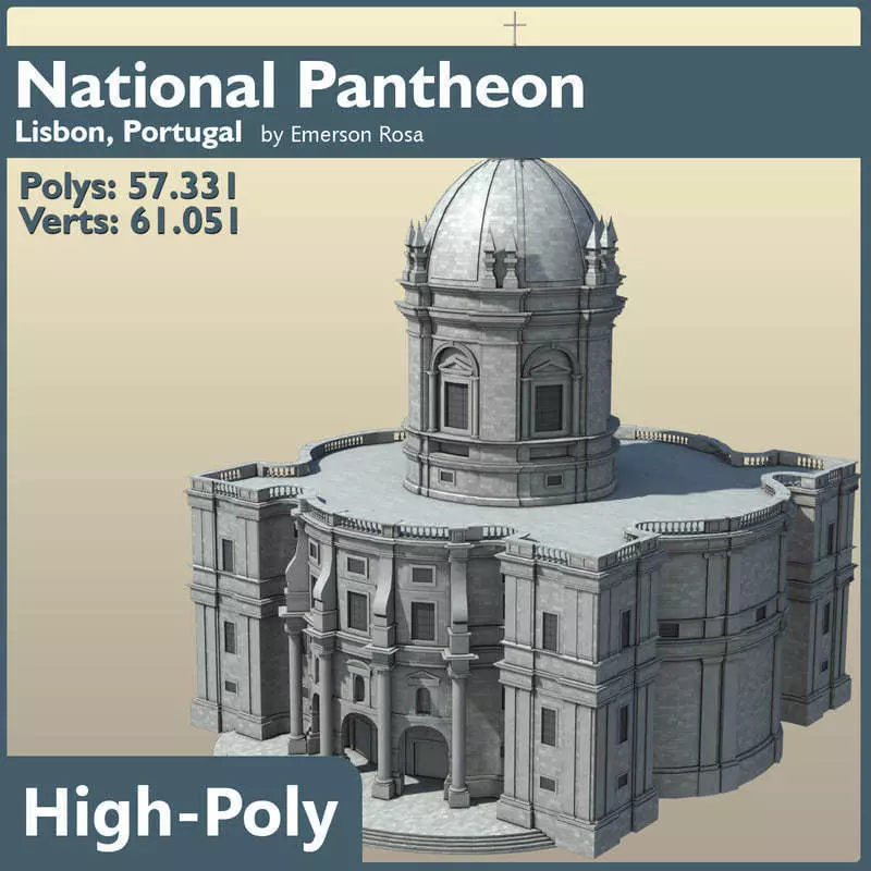 National Pantheon 3D model_0