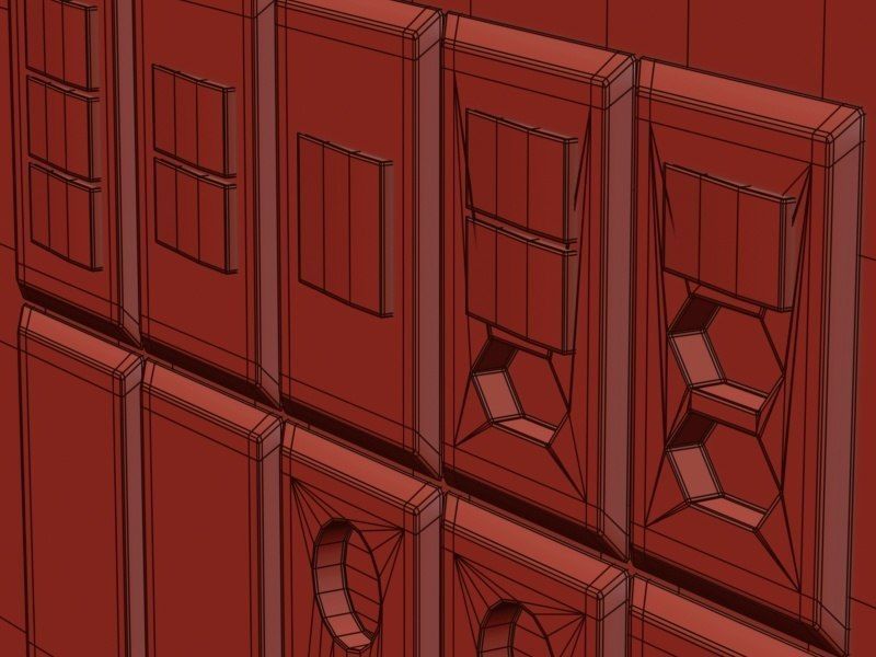 Low-Poly Outlets and Switches Low-poly 3D model_7