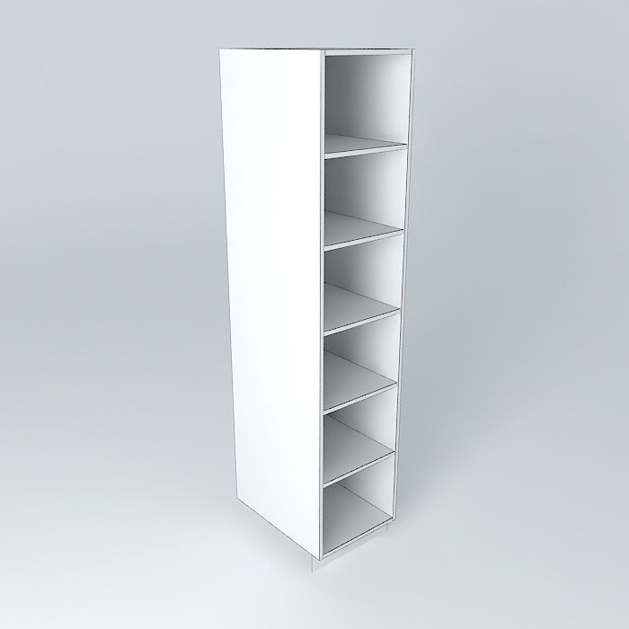 T0D tall shelf Free 3D model_3
