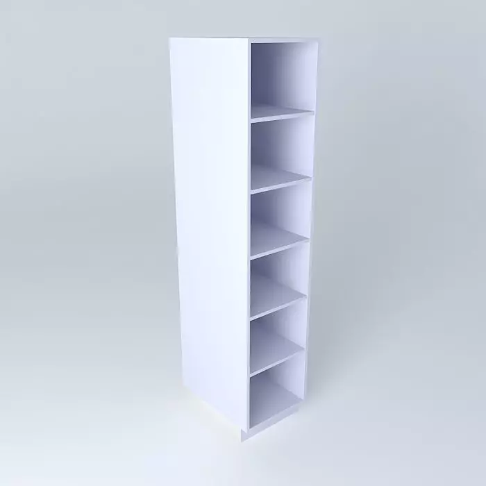 T0D tall shelf Free 3D model_0