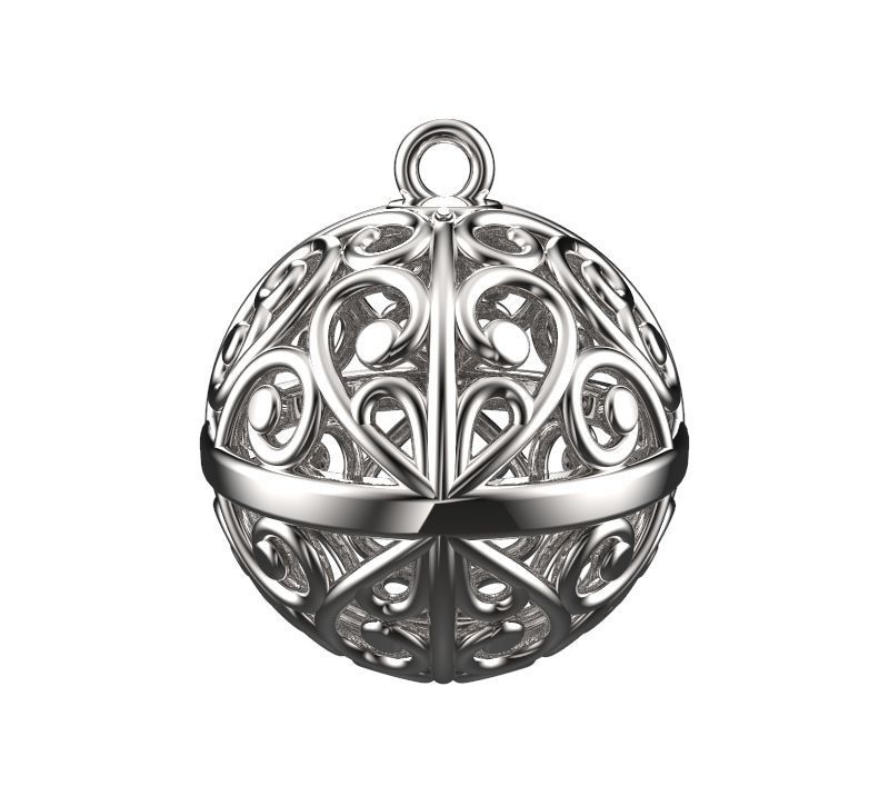Ball Pendant 3D print model_4