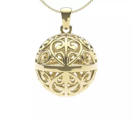 Ball Pendant 3D print model_0