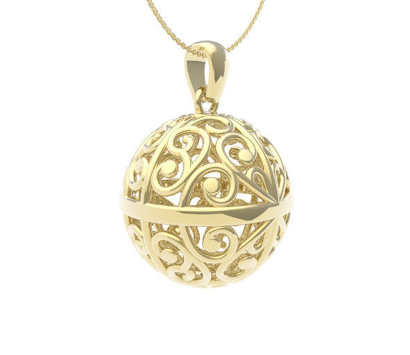 Ball Pendant 3D print model_1