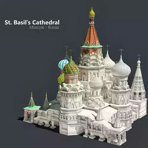 Highly Detailed St Basils Cathedral