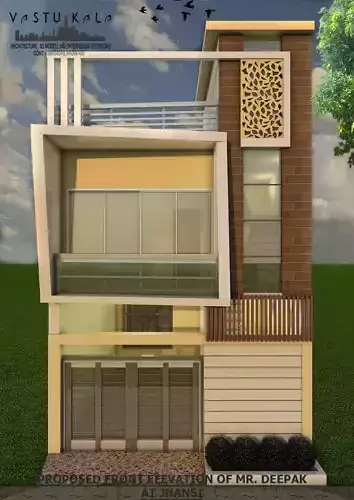 Residential House 3D model 4