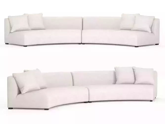 Cue Curve Sofa 3D model