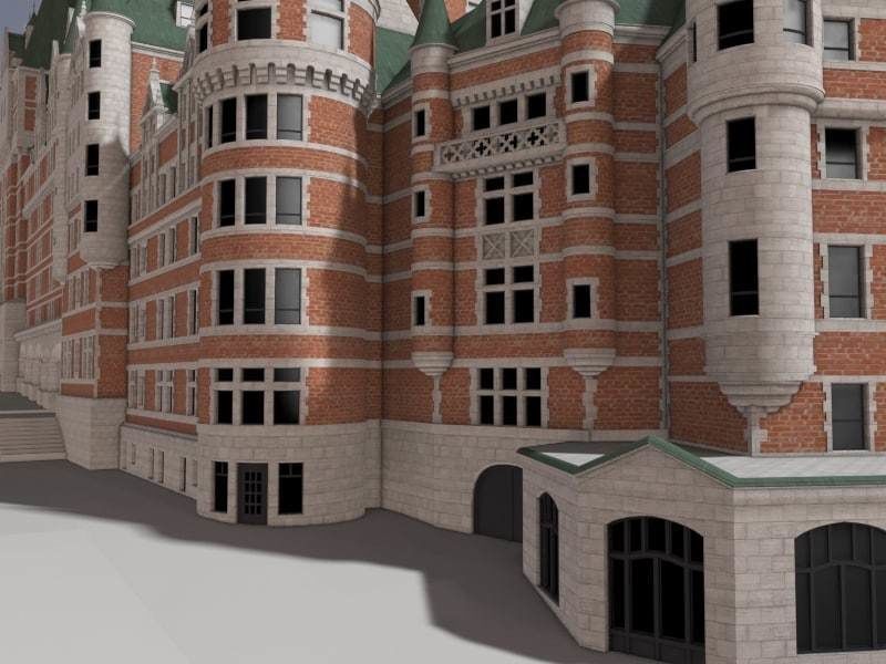 Fairmont Le Chateau Frontenac 3D model_8