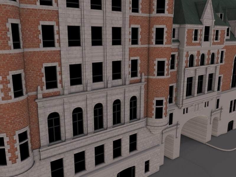 Fairmont Le Chateau Frontenac 3D model_9