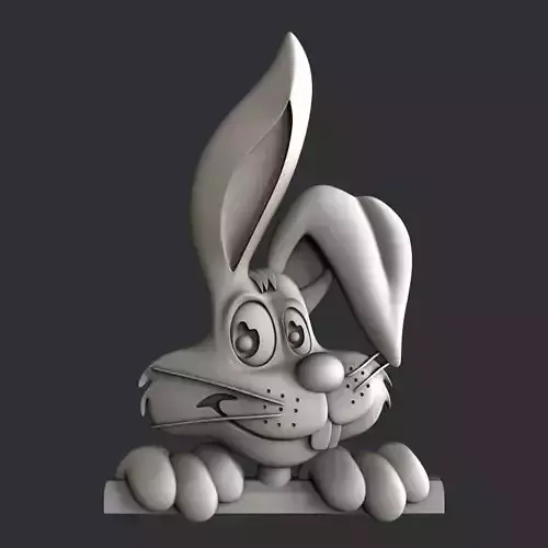 3d STL models for CNC or 3d printer Bunny