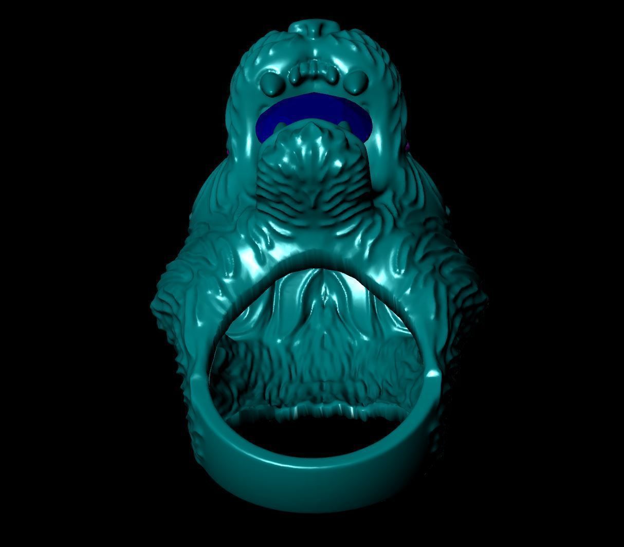 TIGER RING R 0090 3D print model_3