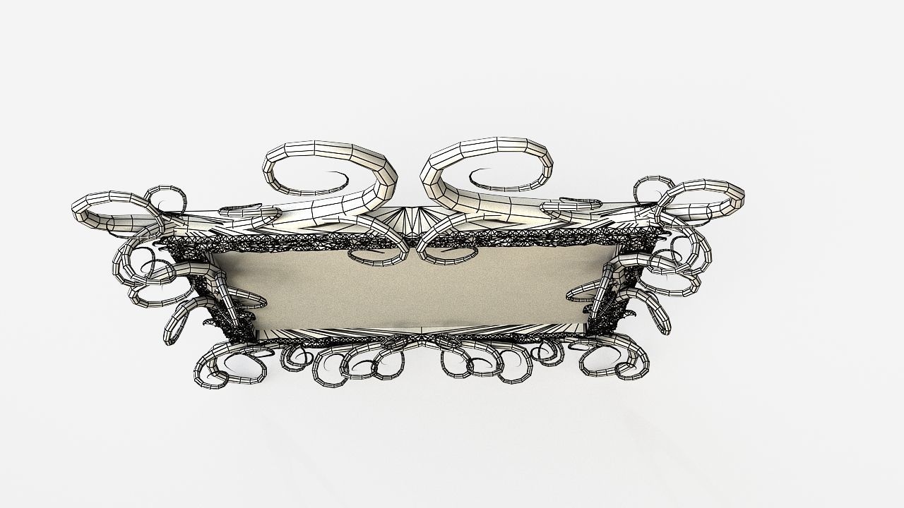 Wind picture frame 3D model_11