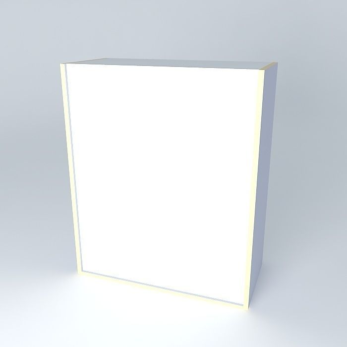 W2D box Free 3D model_1