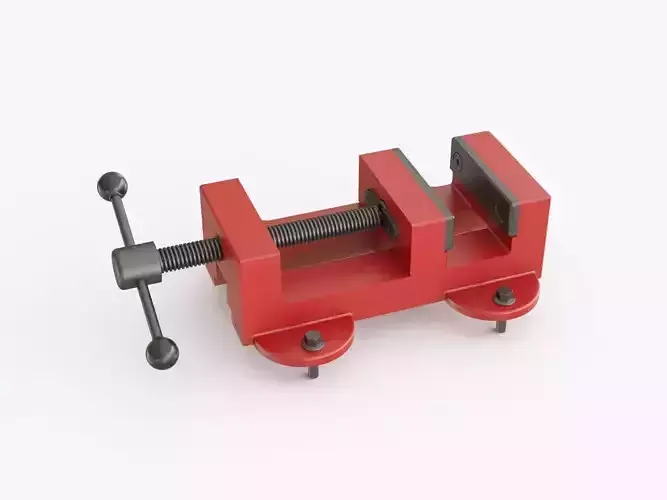 Bench vice  05 3D model