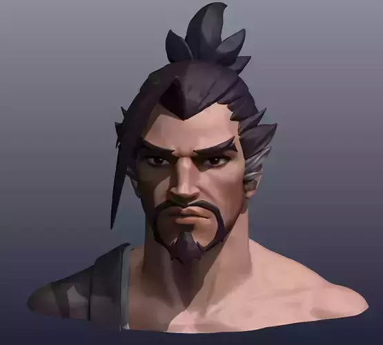 Hanzo overwatch 3D print model