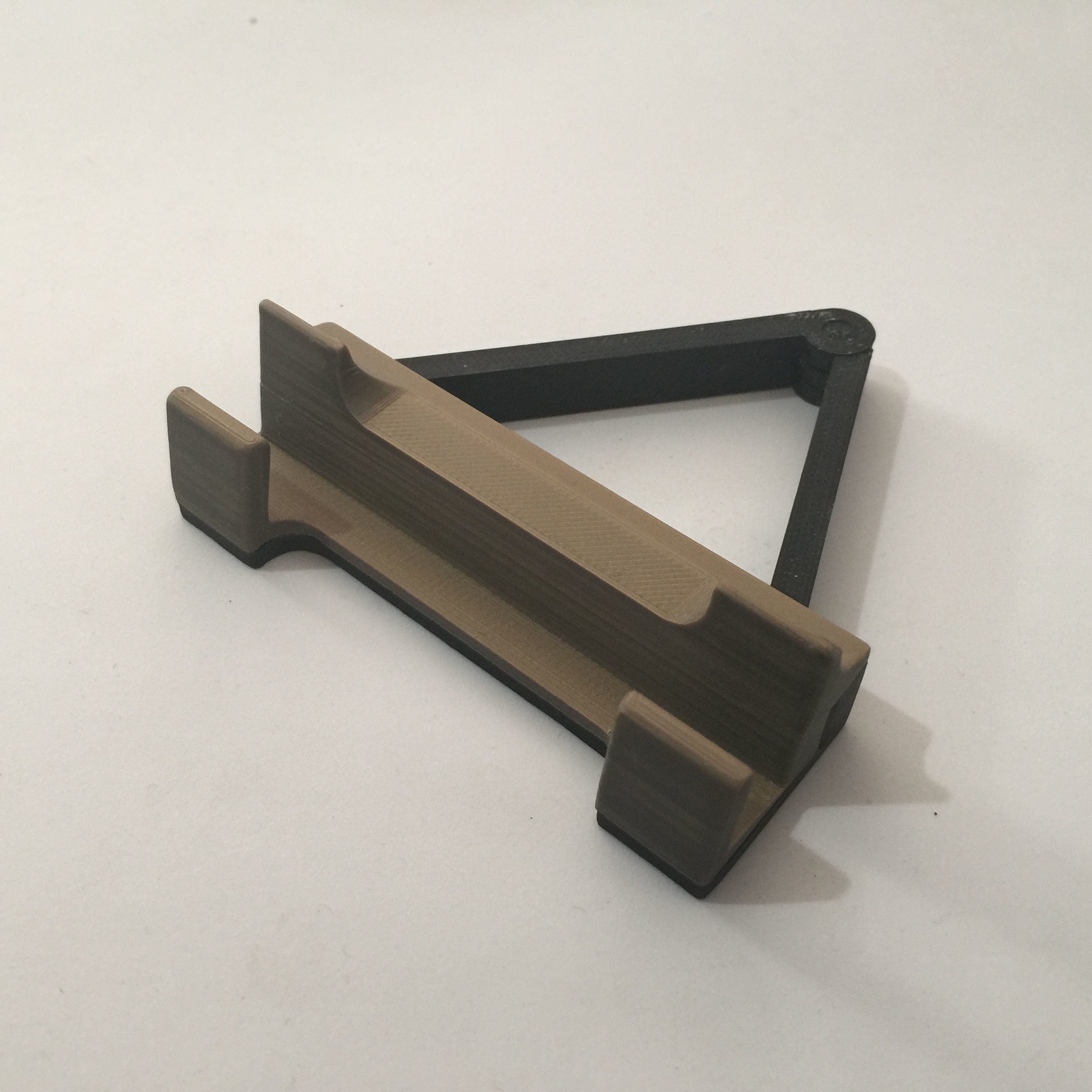 Pocket Folding Smartphone Stand 3D print model_6