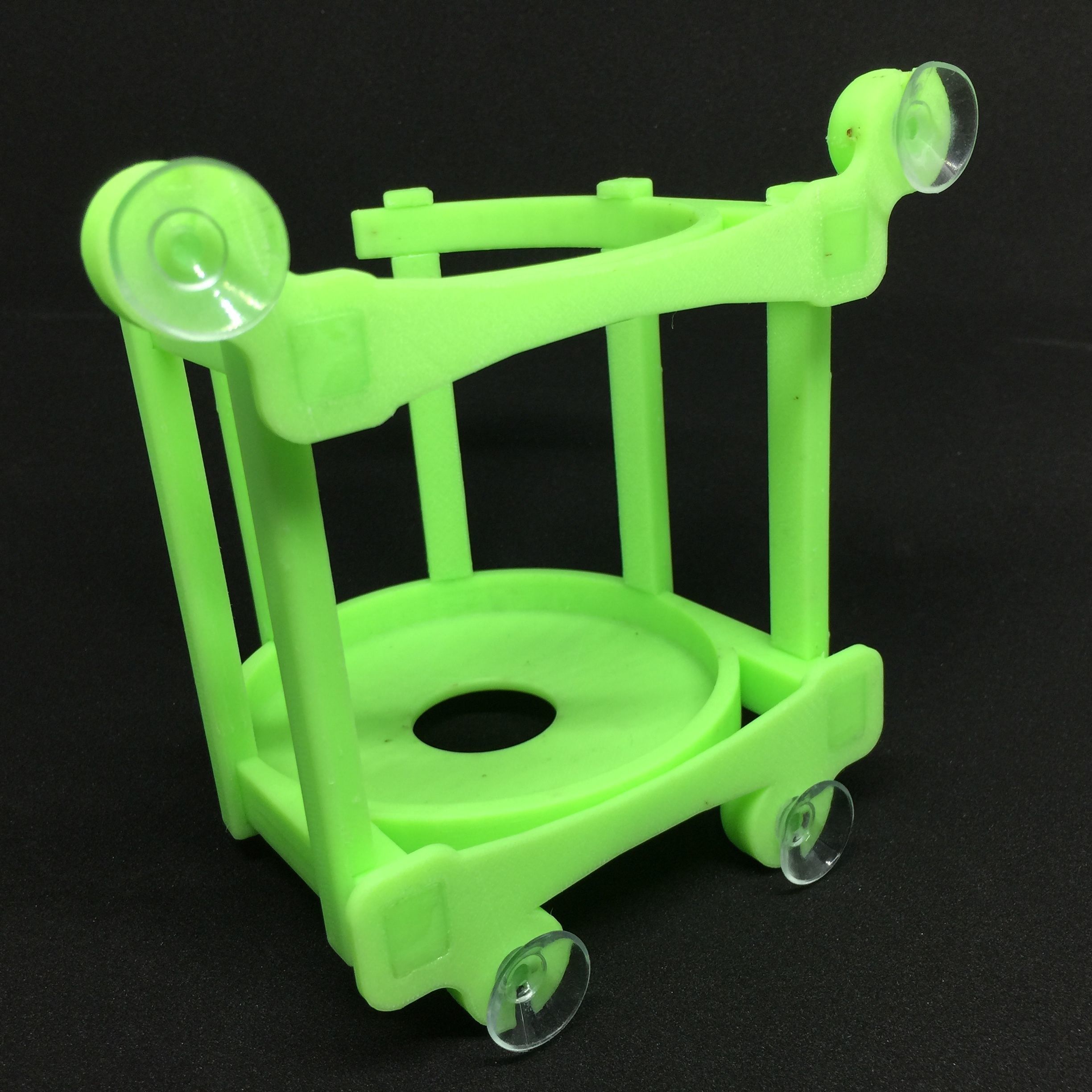The CoffeeBath plastic tray with wheels 3D print model_2