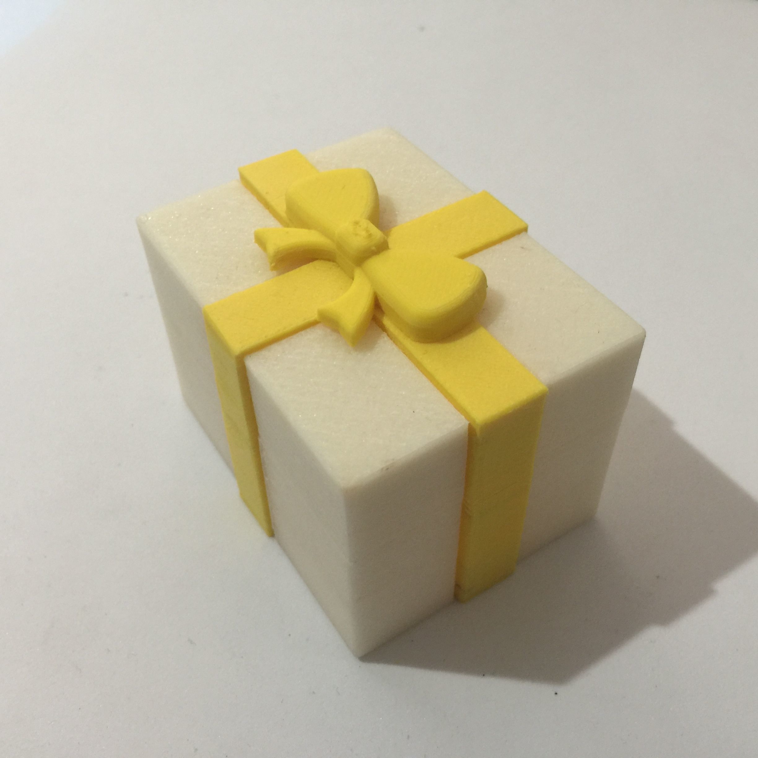 Giftwrapped Ring Box 3D print model_3
