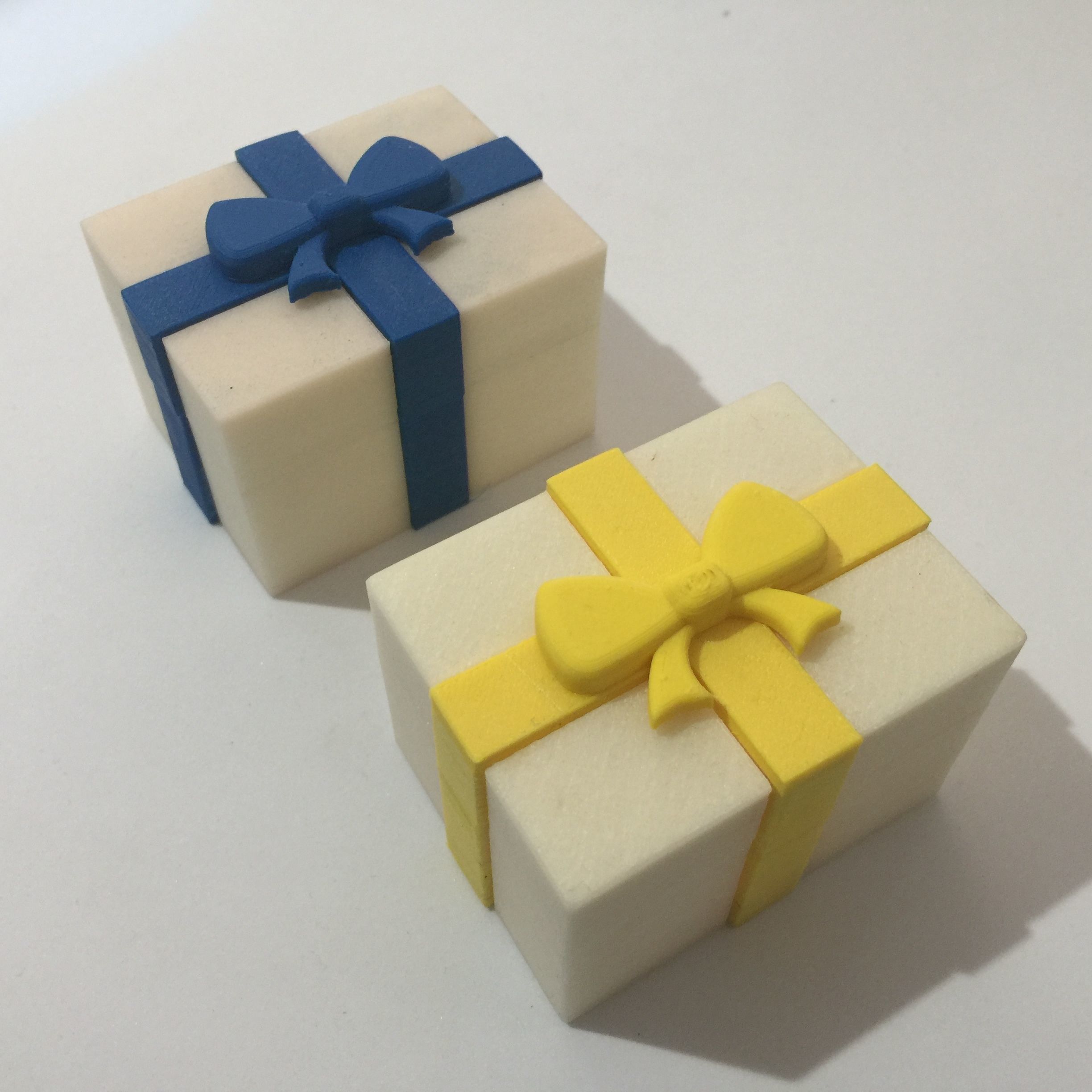 Giftwrapped Ring Box 3D print model_2