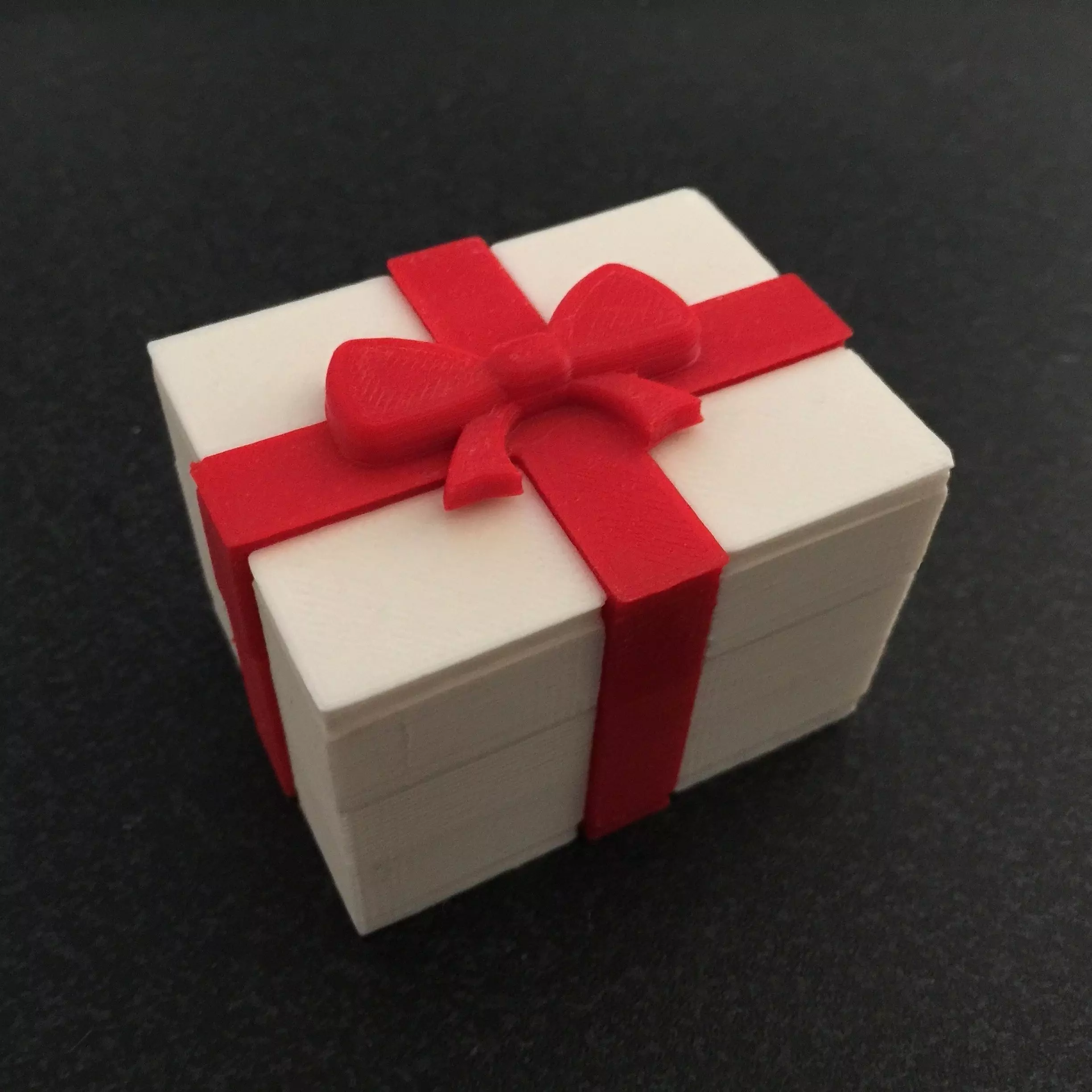 Giftwrapped Ring Box 3D print model_0