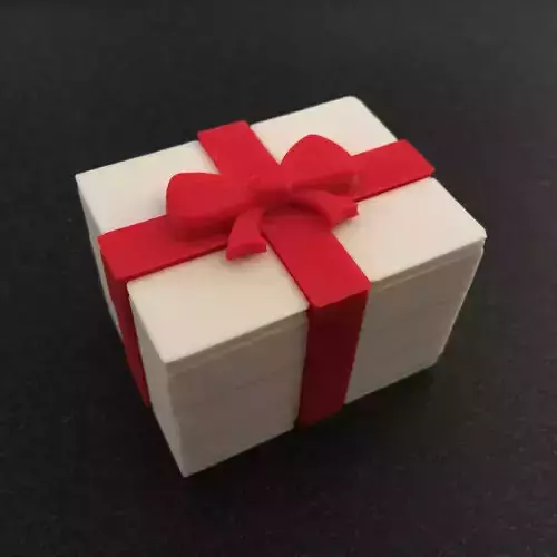 Giftwrapped Ring Box 3D print model