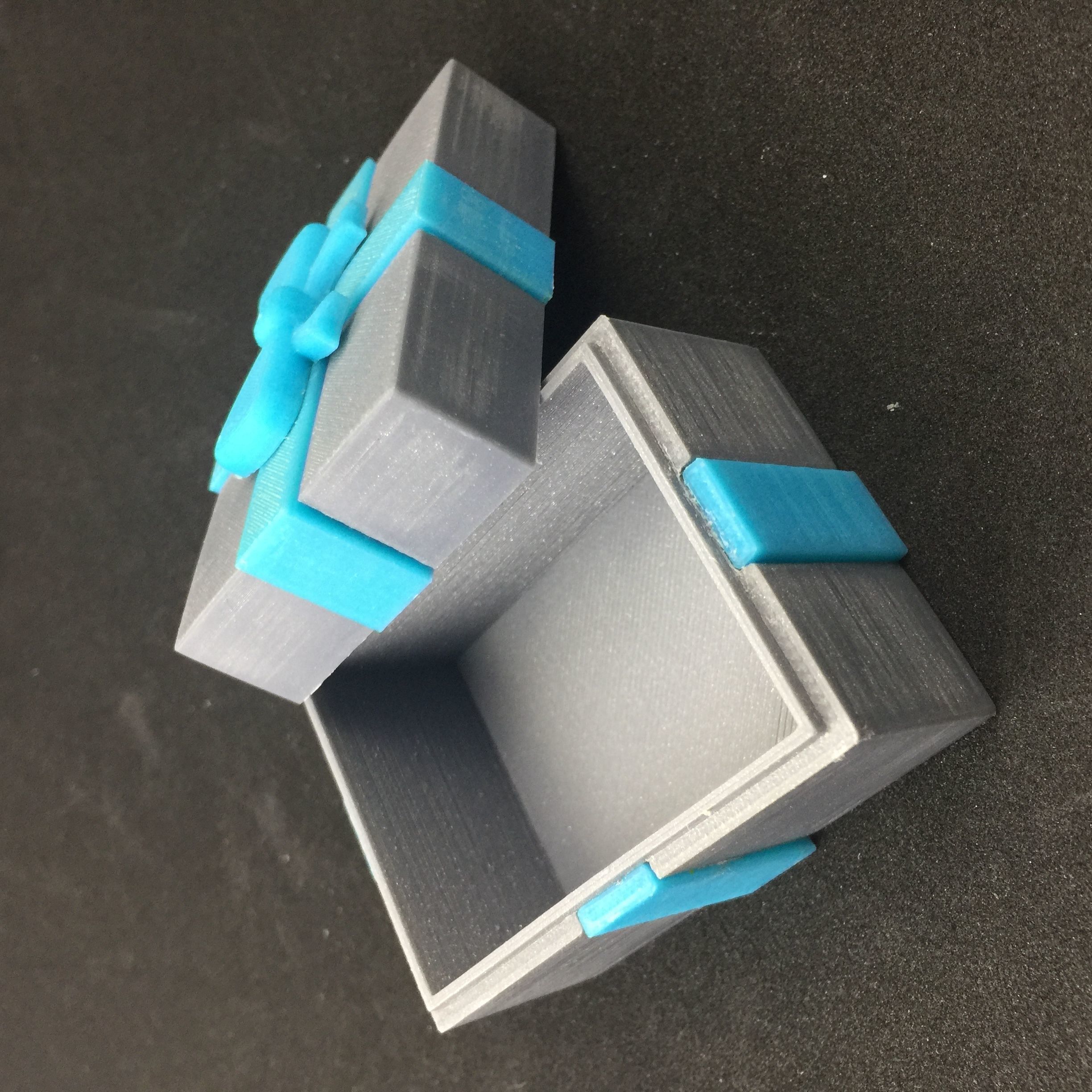 Giftwrapped Ring Box 3D print model_6