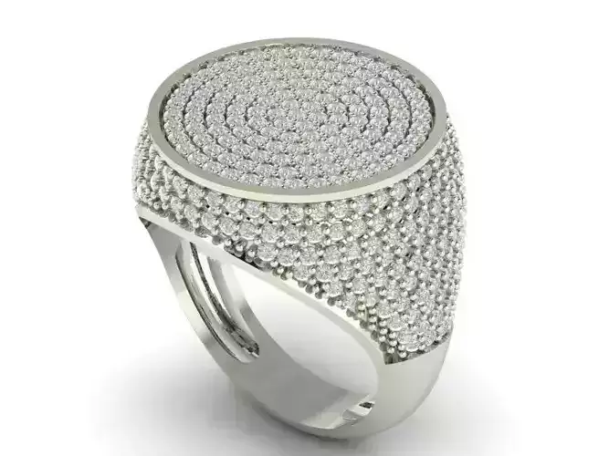 pave wedding ring