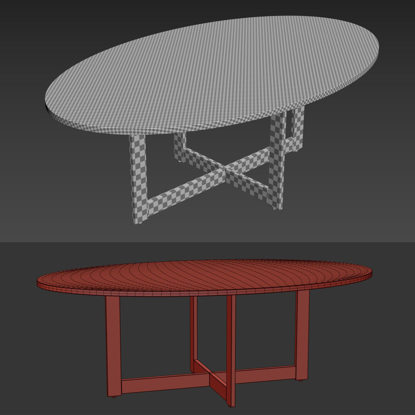 Mecox table  3D model_4