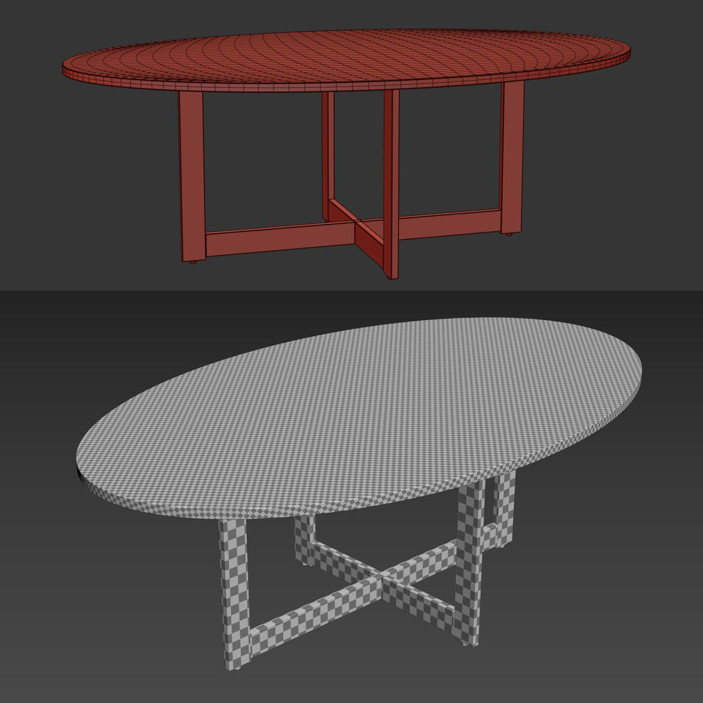 Mecox table  3D model_3