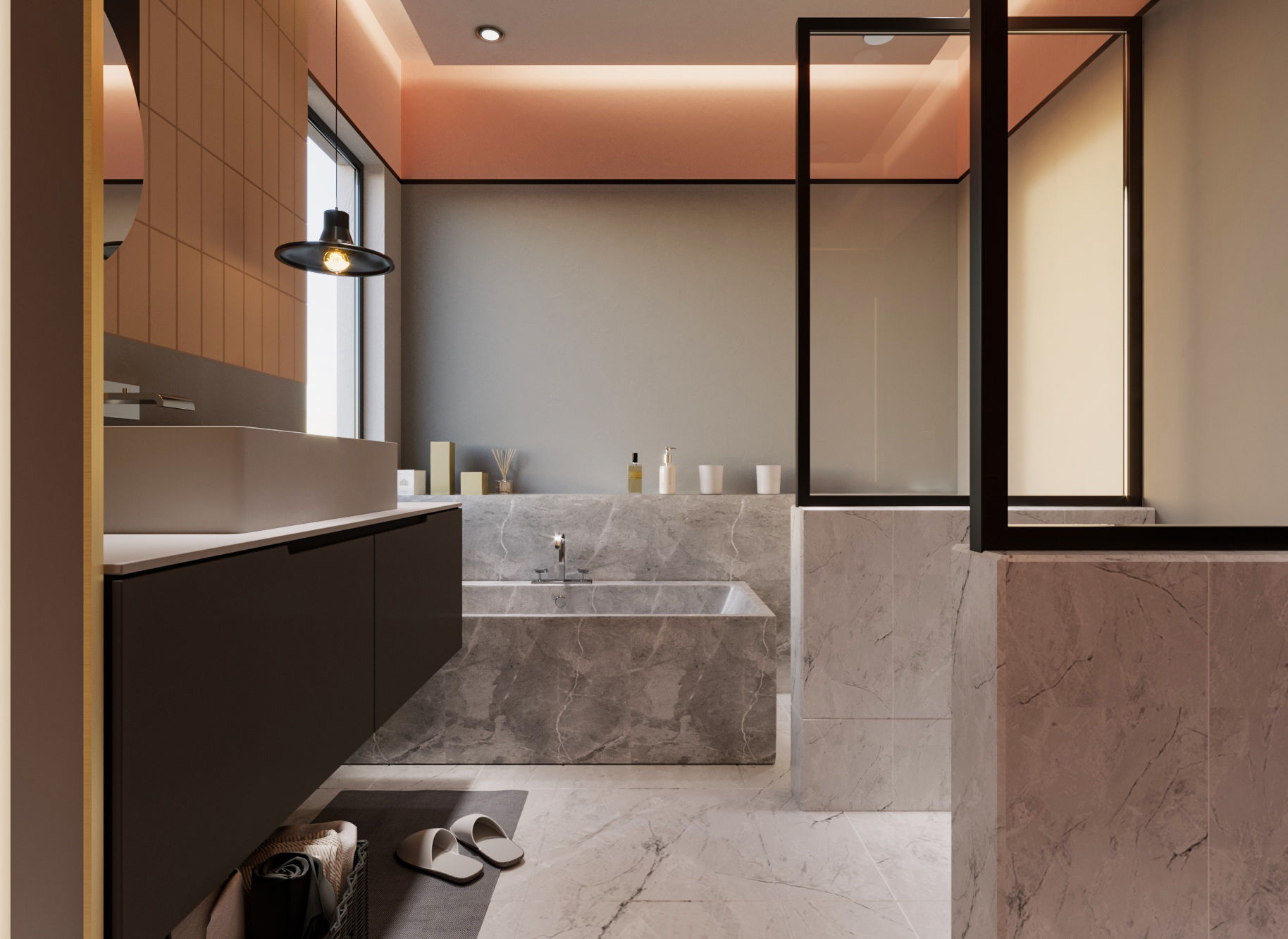 Cozy Bathroom 3D model_1