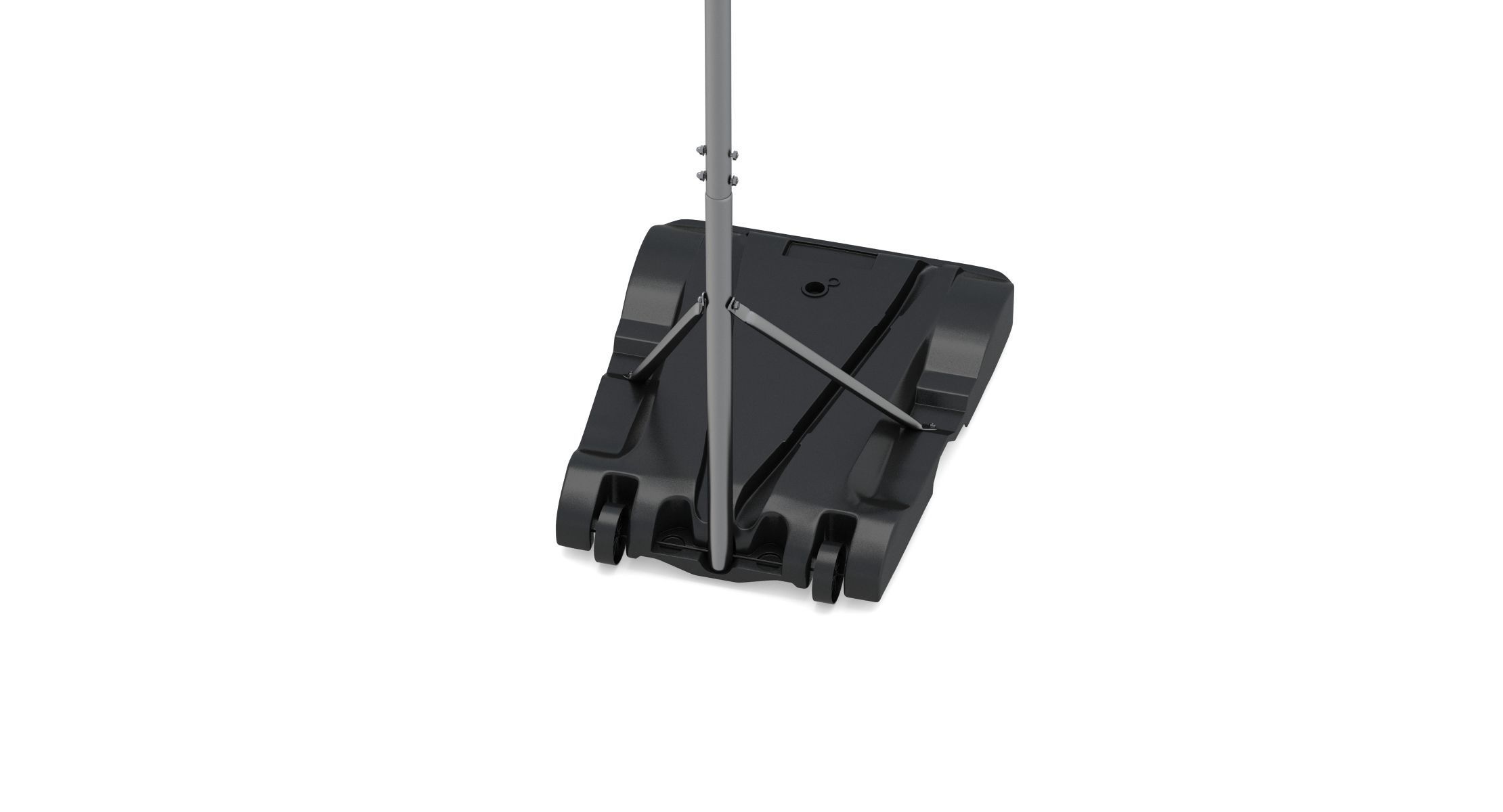 Wheels Portable Adjustable Height Basketball Hoop Stand 3D model_8